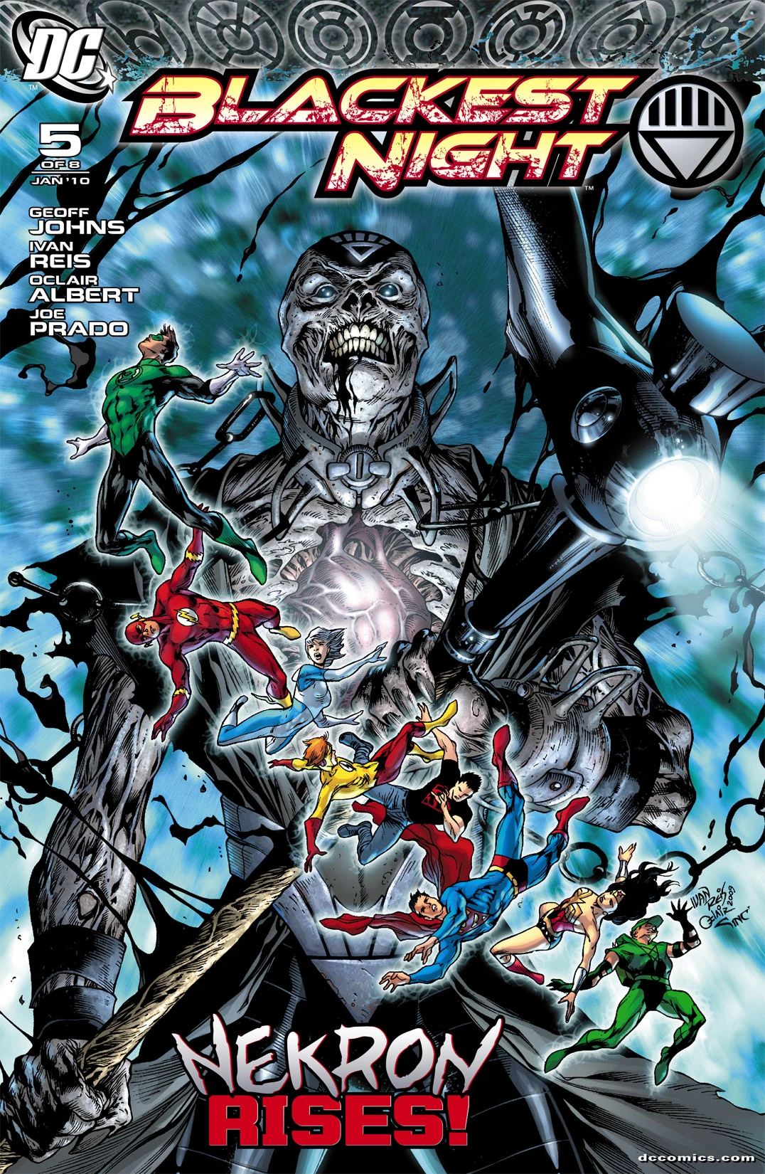 Blackest Night #5 (DC, 2009 — Cover A) cover